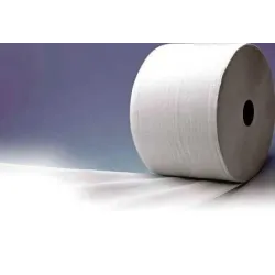 Bobine industrielle 2 plis blanche gauffré prédécoupé