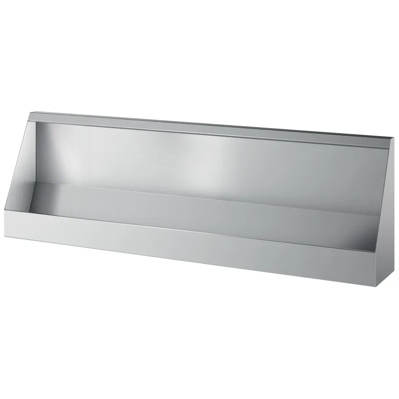 Urinoir en inox mural collectif suspendu 240x57,5x27x5cm