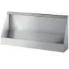 Urinoir en inox mural collectif suspendu 1800x575x275mm